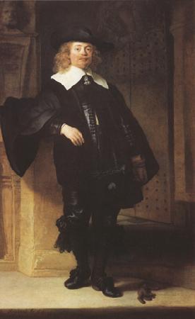 REMBRANDT Harmenszoon van Rijn Portrait of a Man Standing (mk33) oil painting image